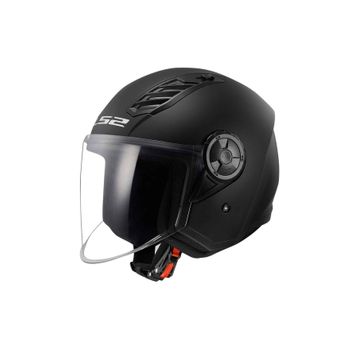 LS2 Airflow Açik Gri Siyah Motosiklet Kaskı