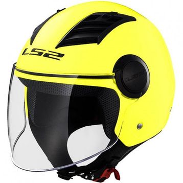 LS2 Airflow Mat Sarı Kask
