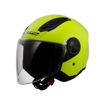 LS2 Airflow Neon Sarı Açık Motosiklet Kaskı