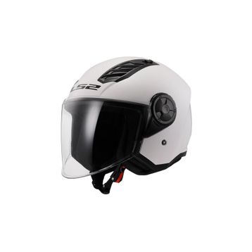 LS2 Airflow Ronnie Açık Mor Beyaz Motosiklet Kaskı