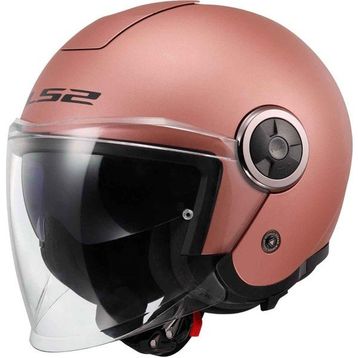 LS2 Classy Mat Gold Pembe Açık Motor Kaskı
