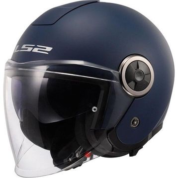 LS2 Classy Mat Navy Mavi Açık Motor Kaskı