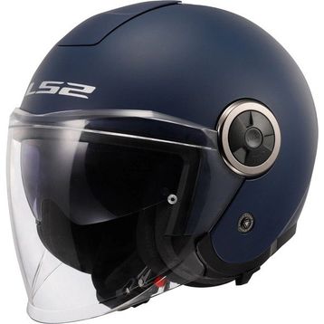 LS2 Classy Mat Navy Mavi Açık Motor Kaskı
