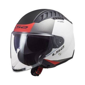 LS2 Copter 2 Urbane Mat Beyaz- Kırmızı Kask