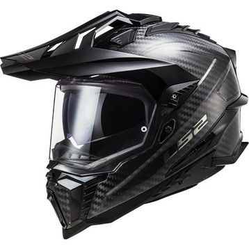 LS2 Explorer C Carbon Cross Siyah Motor Kaskı