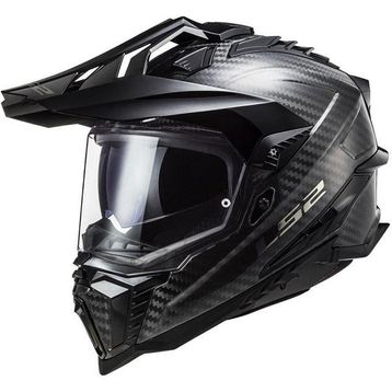 LS2 Explorer C Carbon Cross Siyah Motor Kaskı