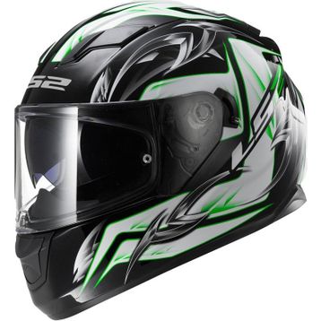 LS2 FF320 Beyaz Fulll Face Kask Camı