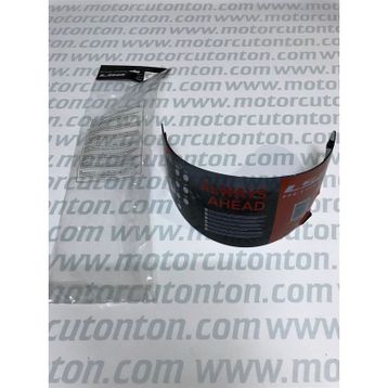 LS2 FF351-FF352-FF369-FF384 Siyah Kask Camı