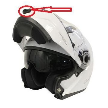 LS2 FF370-FF386 Kask Çene Açma Mandalı