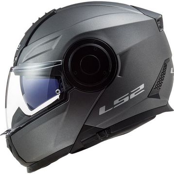 LS2 M85513953 Scope Mat Titanium Çene Açılır Motorcu Kaskı
