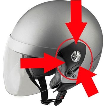 LS2 OF518 Kask Yan Kapak Set