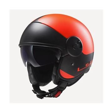 LS2 OF597 Cabrio Mat Turuncu Kask