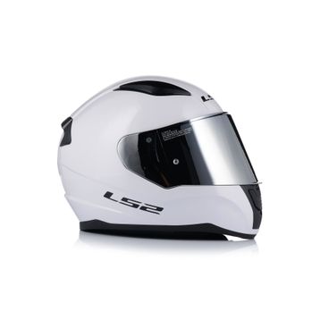 LS2 Rapid 2 Beyaz Kapalı Gri Camlı Motosiklet Kaskı