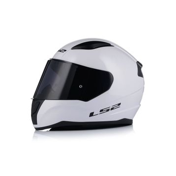LS2 Rapid 2 Beyaz Kapalı Siyah Camlı Motosiklet Kaskı