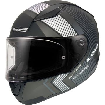 LS2 Rapid 2 Extra Mat Siyah Gri Full Face Motorsiklet Kaskı