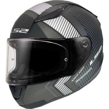 LS2 Rapid 2 Extra Mat Siyah Gri Full Face Motorsiklet Kaskı