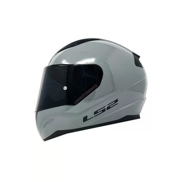 LS2 Rapid 2 Nardo Gri Kapalı Siyah Motosiklet Kaskı