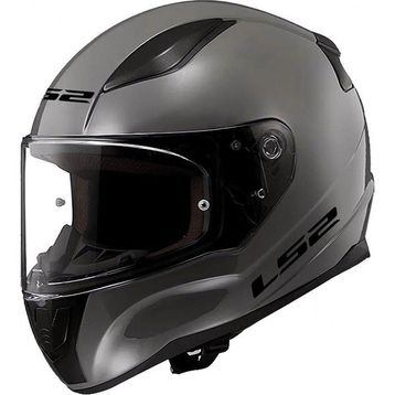 LS2 Rapid 2 Nardo Gri Kapalı Siyah Motosiklet Kaskı