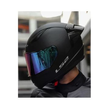 LS2 Rapid 2 Race Fullface Gökkuşağı Camlı Mat Siyah Motosiklet Kaskı