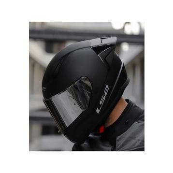 LS2 Rapid 2 Race Fullface Gri Camlı Mat Siyah Motosiklet Kaskı