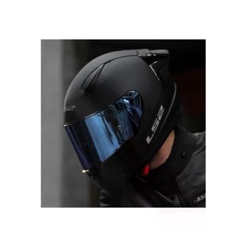 LS2 Rapid 2 Race Fullface Mavi Camlı Mat Siyah Motosiklet Kaskı
