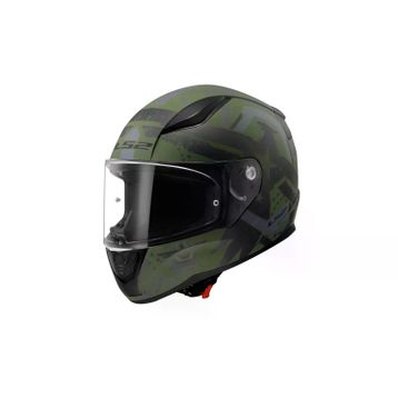 LS2 Rapıd 2 Thunder Bırds Mat Yeşil-Siyah-Gri Kask