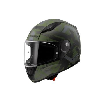 LS2 Rapıd 2 Thunder Bırds Mat Yeşil-Siyah-Gri Kask