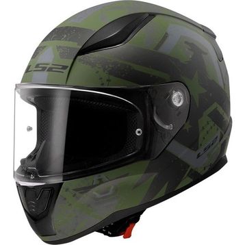 LS2 Rapıd 2 Thunder Bırds Mat Yeşil-Siyah-Gri Kask