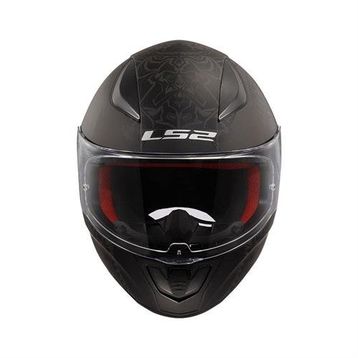 LS2 Rapid Takaroa Full Face Siyah Kırmızı Motosiklet Kaskı