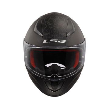 LS2 Rapid Takaroa Full Face Siyah Kırmızı Motosiklet Kaskı