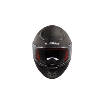 LS2 Rapid Takaroa Full Face Siyah Kırmızı Motosiklet Kaskı