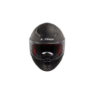 LS2 Rapid Takaroa Full Face Siyah Kırmızı Motosiklet Kaskı