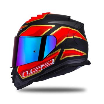 LS2 Storm 2 Foggy Full Face Renkli Desenli Motosiklet Kaskı