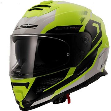 LS2 Storm 2 Kronos Sarı-Gri Full Face Motor Kaskı