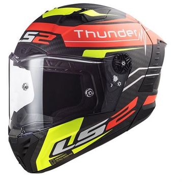 LS2 Thunder Karbon Attack Full Face Motosiklet Kaskı