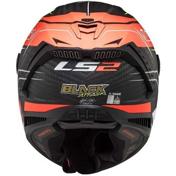 LS2 Thunder Karbon Attack Full Face Motosiklet Kaskı