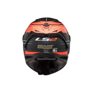 LS2 Thunder Karbon Attack Full Face Motosiklet Kaskı