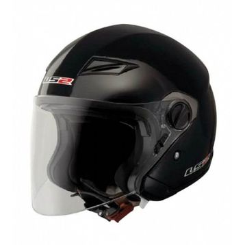 LS2 Track Siyah Kask Camı