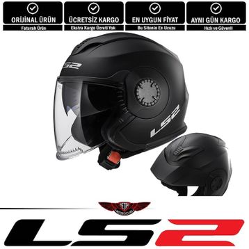 LS2 Verso Siyah Kask Camı