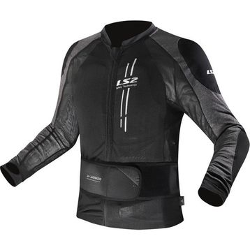 LS2 X Armor Full Koruma Mont Siyah-Gri