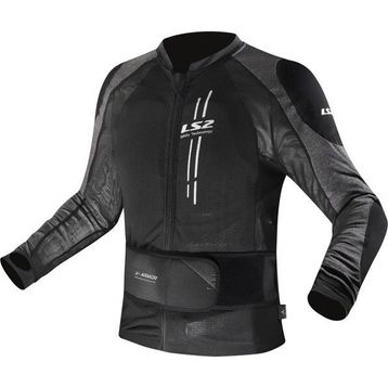LS2 X Armor Full Koruma Mont Siyah-Gri