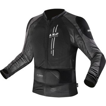LS2 X Armor Full Koruma Mont Siyah-Gri