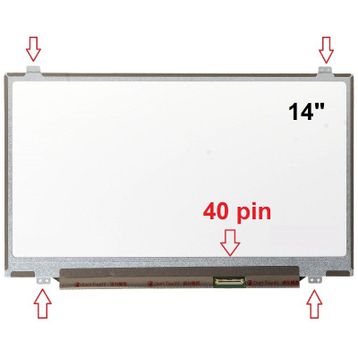 LTN140AT20-W02 14.0 inch Uyumlu Notebook LCD Ekran