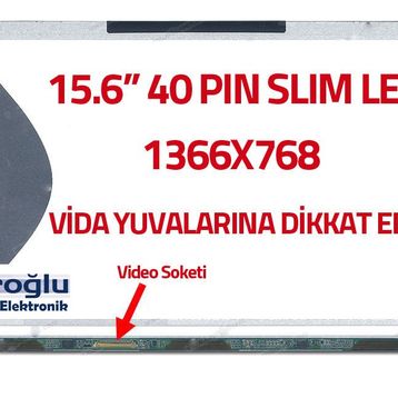 LTN156AT18-C01 15.6 LED Uyumlu LCD Ekran Panel