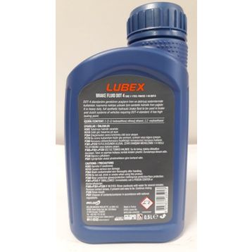 Lubex Brake Fluid Dot 4 500 ml Fren Hidrolik Yağı