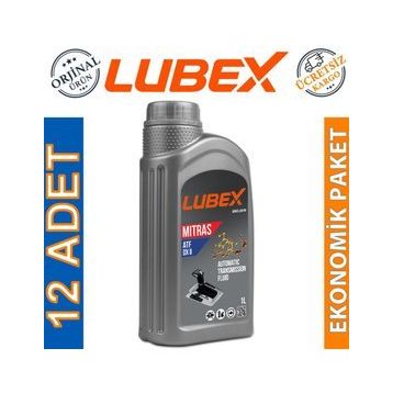 Lubex Mitras ATF DX 1 lt 12'li Otomatik Şanzıman Yağı