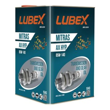 Lubex Mitras AX HYP 85W/140 15 Kg Diferansiyel Dişli Yağı