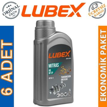 Lubex Mitras MT EP 80 1 lt 6'lı Manuel Şanzıman Yağı