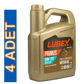 Lubex Primus Fa-la 0w-20 4 lt 4'lü Motor Yağı
