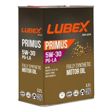 Lubex Primus PG-LA 5W-30 3.2 lt 4'lü Partiküllü Motor Yağı